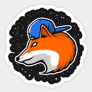 Cool fox Sticker